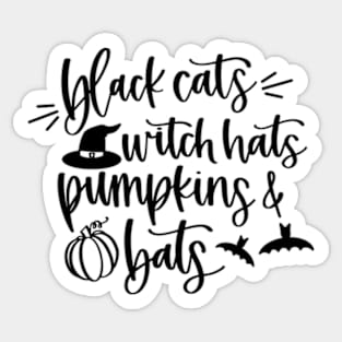 Black Cats Sticker